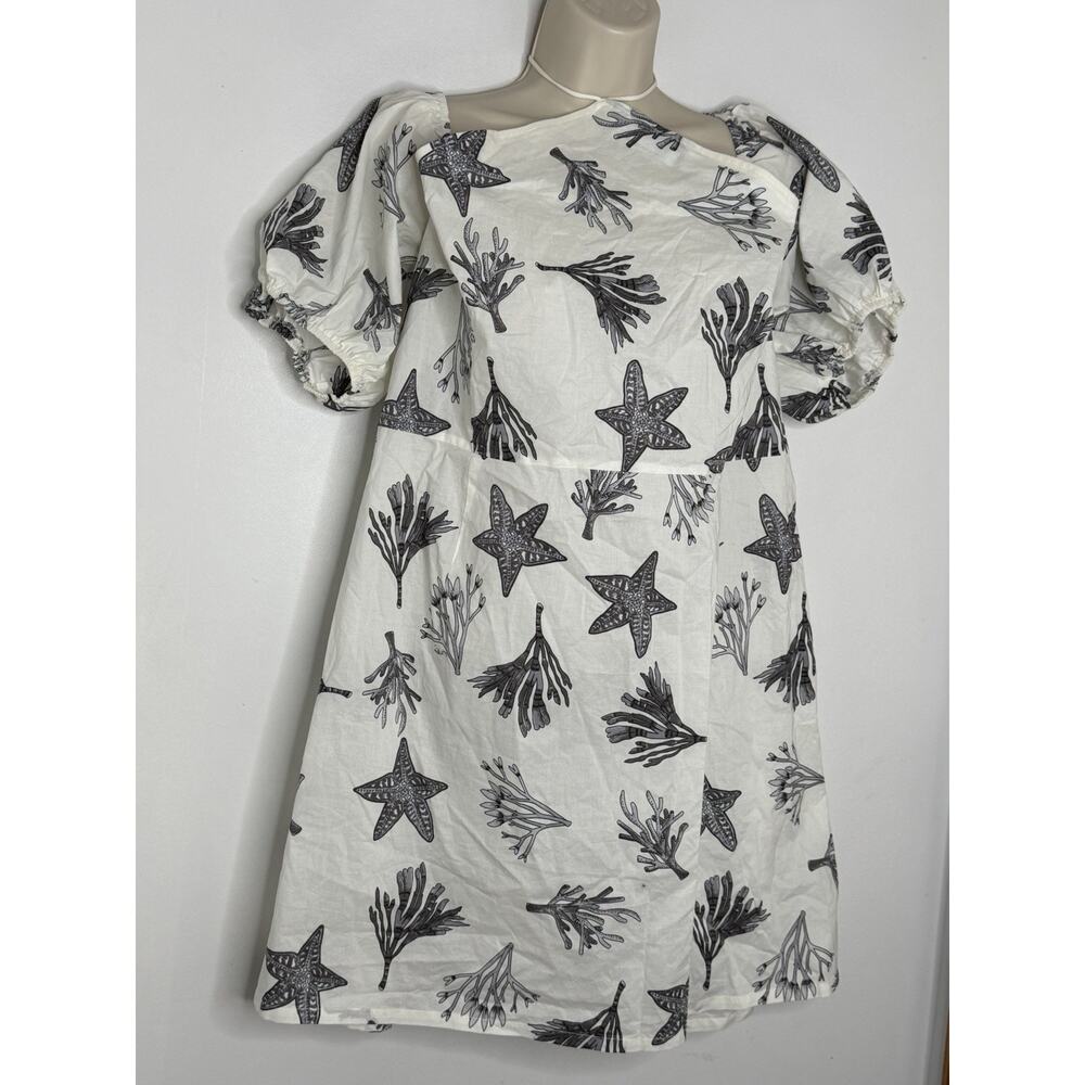 Never Fully Dressed White Reef Rocco Curve Cotton Halter Mini Dress Sz 20 NWT - Picture 4 of 10